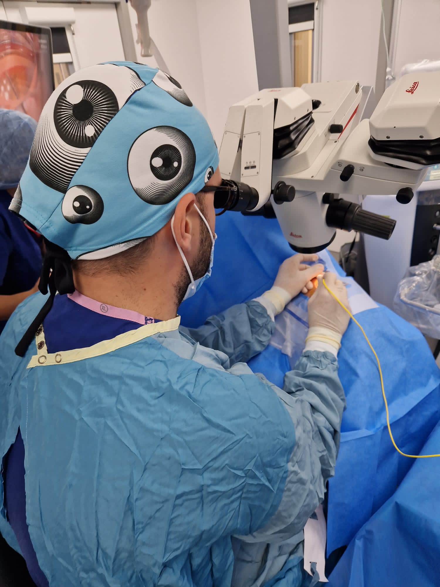 Dr. Dervenis in theatre